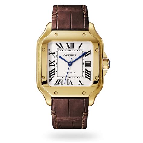 watch88 cartier|cartier gold leather watch.